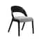 Armen Living Venus and Polly 5 Piece Black Marble Round Dining Set SETVEDIBLK5C - alternate 6